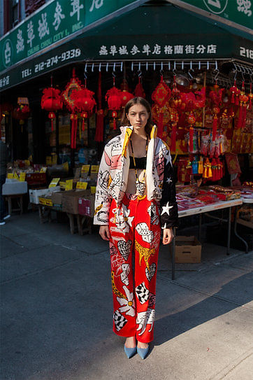 The Bottom of my Red Heart Pant