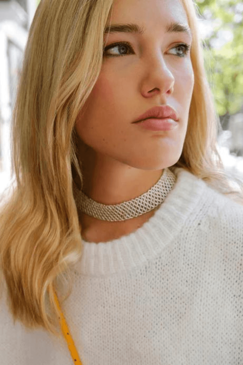 STRELL CHOCKER PLATEADO