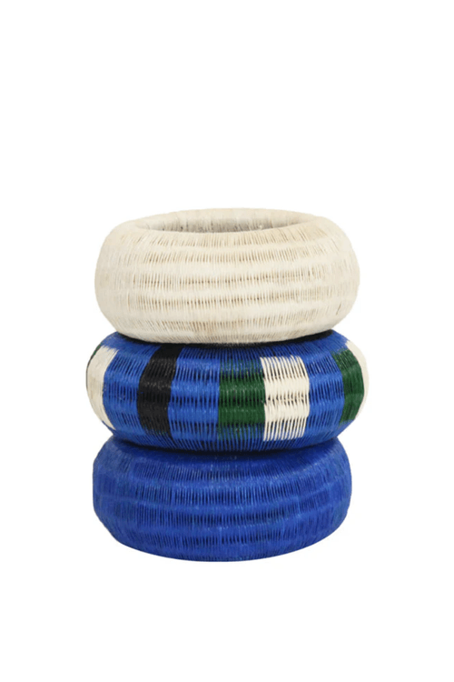 BRAZALETES AZUL PROFUNDO X3