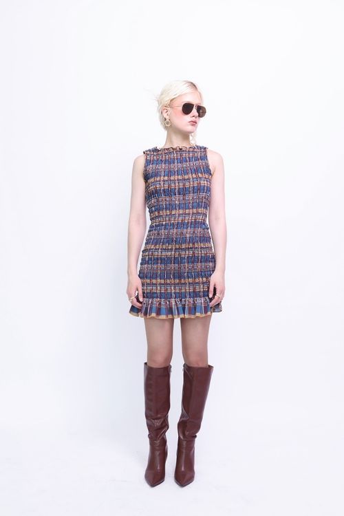 VESTIDO RUCHED CROSSROADS