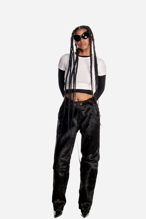 STRAIGHT BLACK PANTS