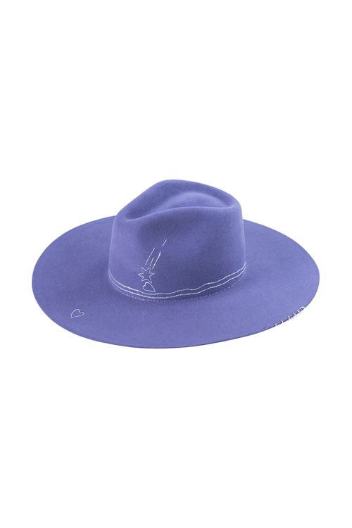 SOMBRERO MI AMOR LILA