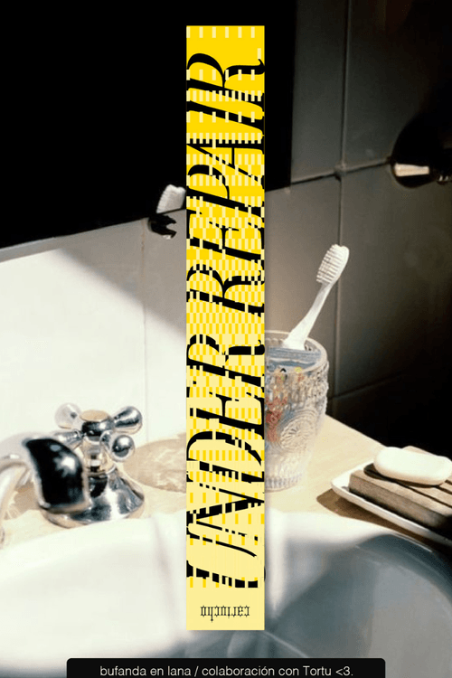 BUFANDA LANA AMARILLA